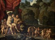 Carlo Saraceni Mars and Venus oil painting artist